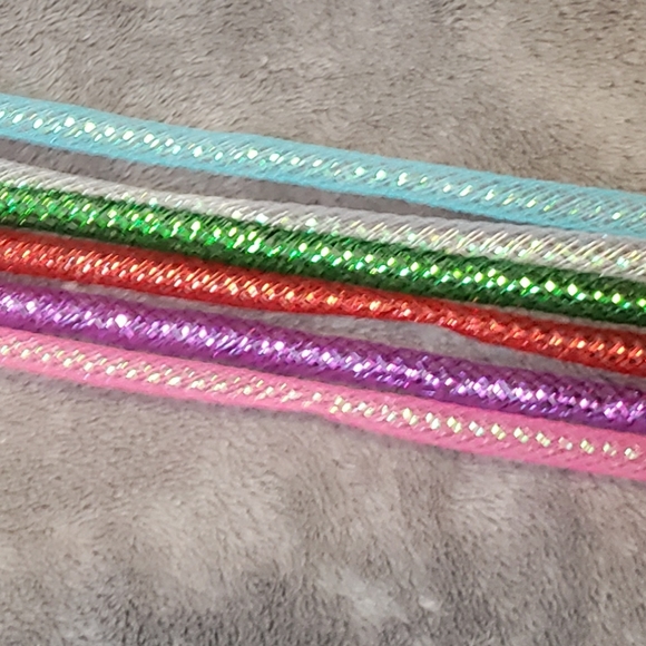 Arts Crafts Decorative Floral Garden Mesh Garland Plastic Red Tubing 36 ft - Picture 9 of 11